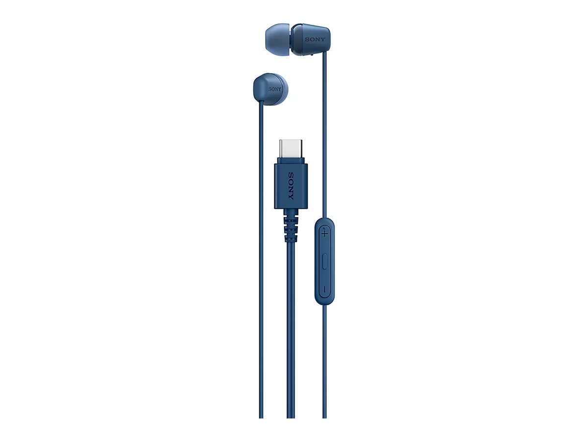 Pilt Sony IER-EX15C USB-C Wired Earbuds with Mic, Blue | Sony