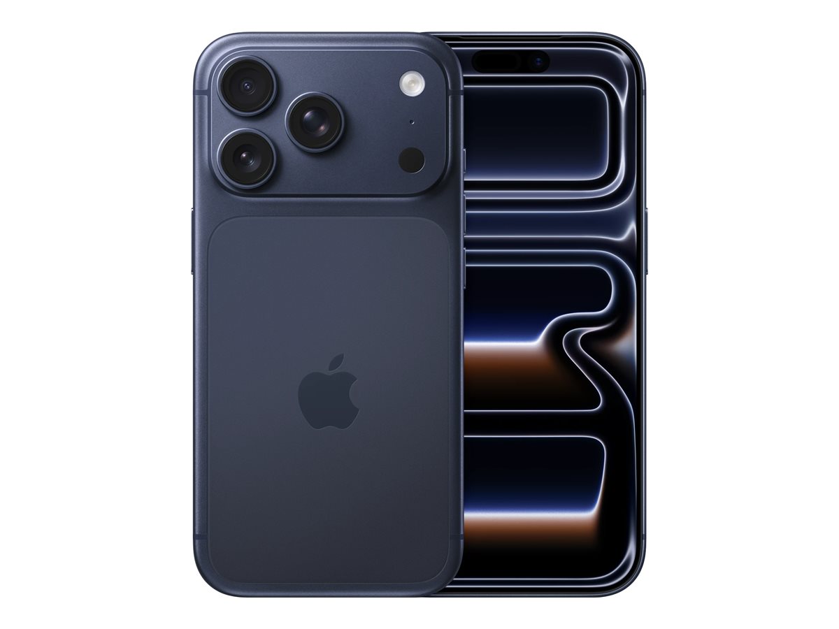 Pilt Apple iPhone 17 Pro | Deep Blue | 6.3 " | Super Retina XDR display | 2622 x 1206 pixels | A19 Pro | Internal RAM 12 GB | 256 GB | Dual SIM | 5G | Main camera resolution 48+48+48 MP | Secondary camera resolution 18 MP | iOS | 26
