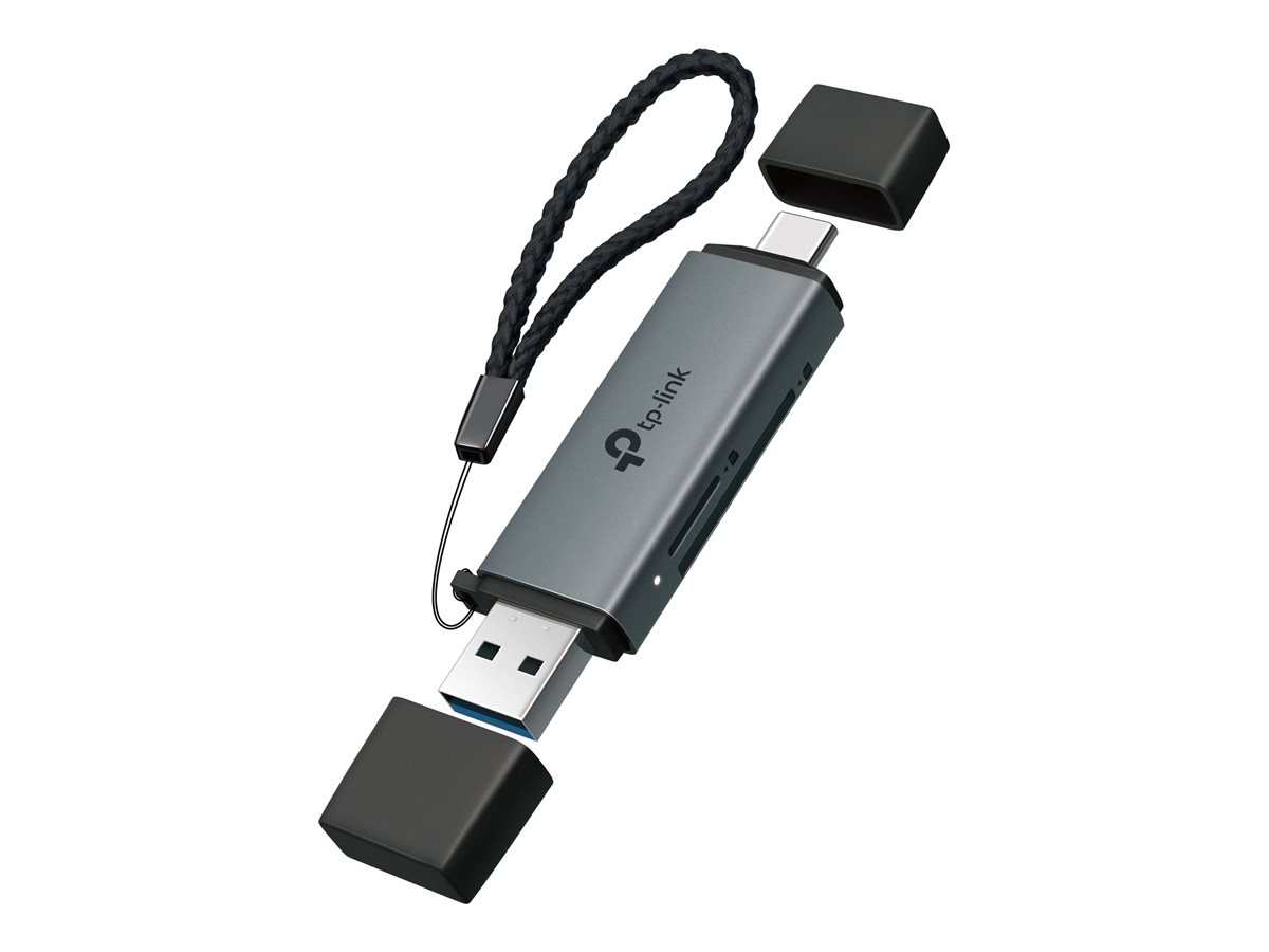 Pilt TP-LINK USB 3.0 Type-C&A to SD and microSD 3.0 Card Reader | UA430D