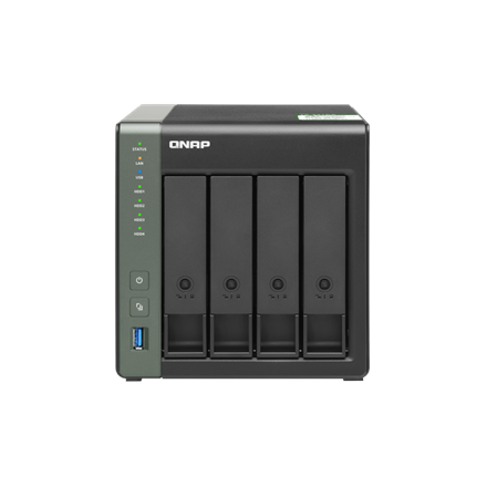 Pilt QNAP | 4-Bay QTS NAS | TS-431KX-2G | Up to 4 HDD/SSD Hot-Swap | AnnapurnaLabs Alpine | AL314 Quad-Core | Processor frequency 1.7 GHz | 2 GB | DDR3L