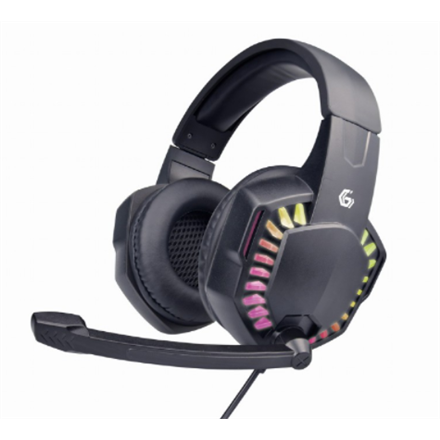 Pilt Gembird | Microphone | Wired | Gaming headset with LED light effect | GHS-06 | On-Ear