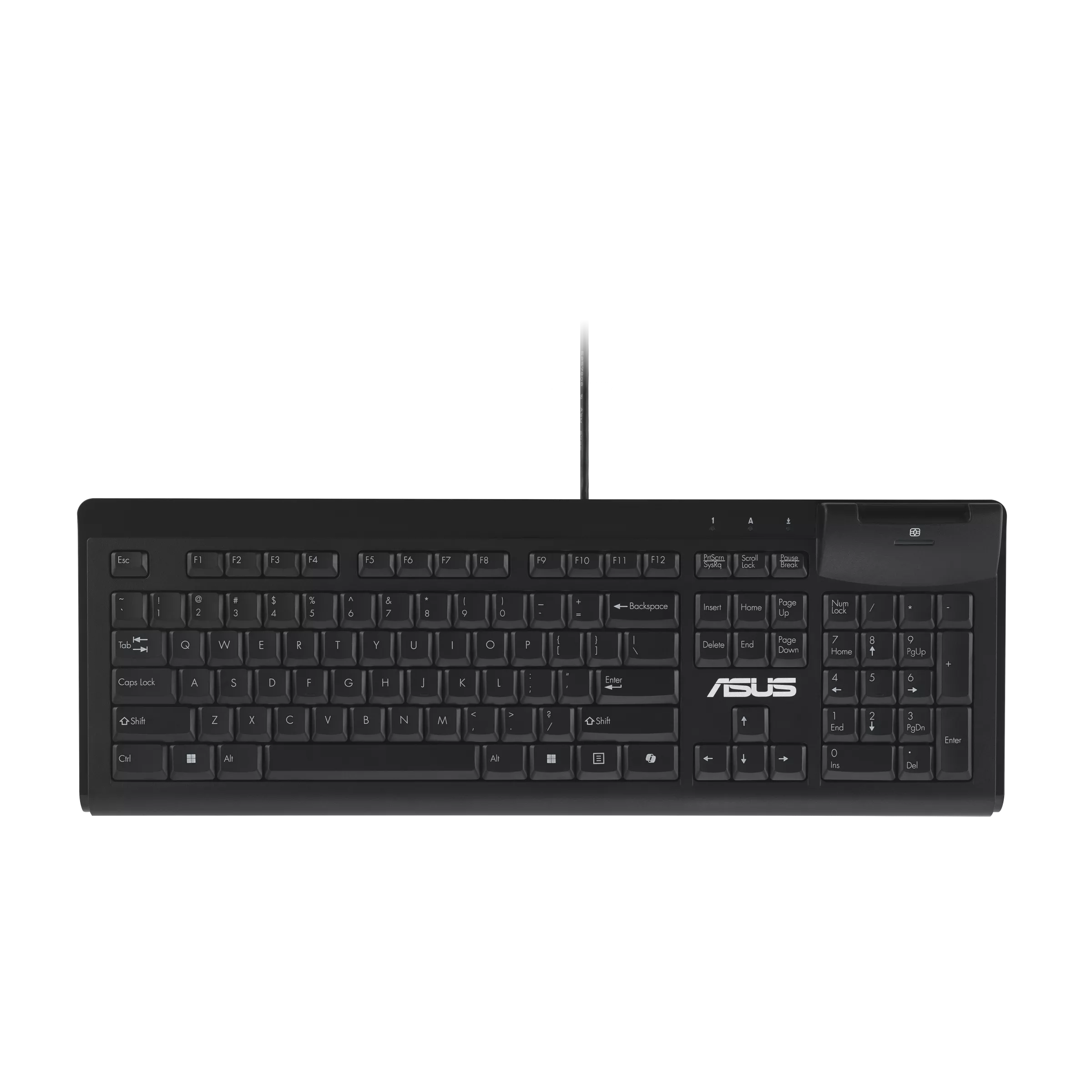Pilt Asus KU100 | Smart Card Keyboard | Wired | US | Black