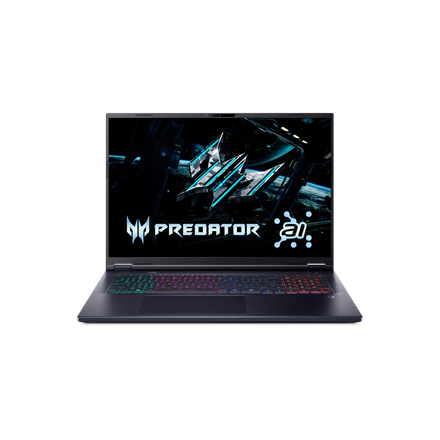 Pilt Acer | Predator Helios Neo 18 AI PHN18-72-75PV | Abyssal Black | 18 " | IPS | WQXGA | 2560 x 1600 pixels | Intel Core U7 | 255HX | 32 GB | DDR5 | Solid-state drive capacity 1000 GB | NVIDIA GeForce RTX 5060 | GDDR7 | 8 GB | Windows 11 Home | 802.11ax | Bluetooth version 5.3 | Keyboard language US international | Keyboard backlit | Warranty 24 month(s)