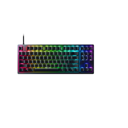 Pilt Razer | Huntsman V2 TKL Optical Gaming Keyboard | Gaming keyboard | RGB LED light | RU | Wired | Black | Clicky Purple Switch