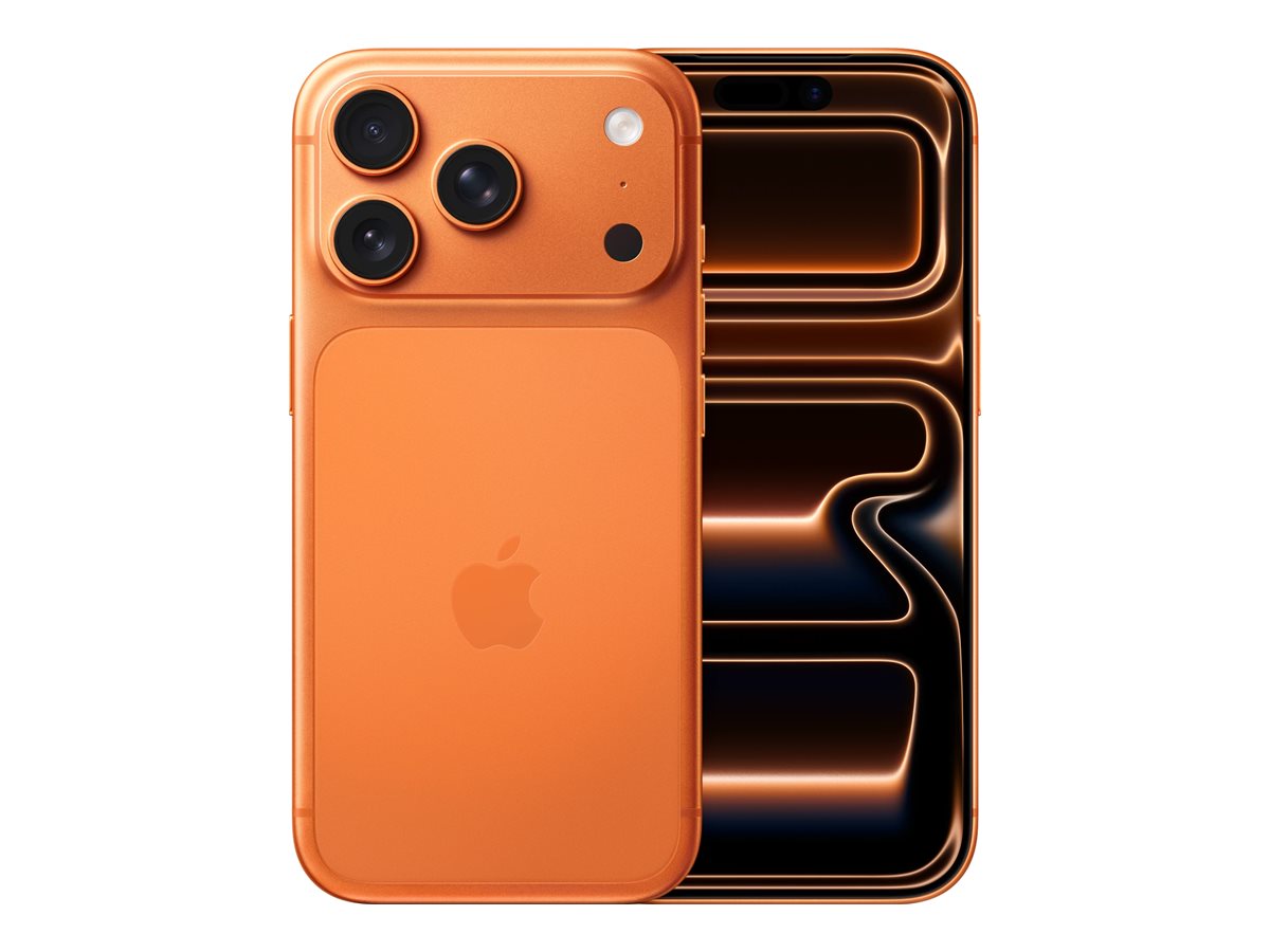 Pilt Apple | iPhone 17 Pro | Cosmic Orange | 6.3 " | 2622 x 1206 pixels | OLED | A19 Pro | Internal RAM 12 GB | 512 GB | Dual SIM | Nano SIM | 5G | Main camera resolution 48 MP | iOS 26 | Secondary camera resolution 48 MP