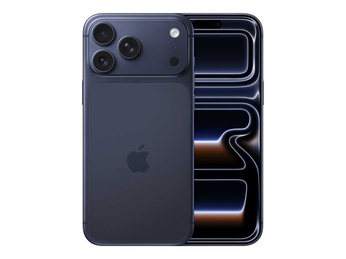 Pilt Apple iPhone 17 Pro Max | Deep Blue | 6.9 " | Super Retina XDR display | 2868 x 1320 pixels | A19 Pro | Internal RAM 12 GB | 512 GB | Dual SIM | 5G | Main camera resolution 48+48+48 MP | Secondary camera resolution 18 MP | iOS | 26