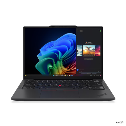 Pilt Lenovo ThinkPad X13 G6 AMD | Black | 13.3 " | IPS | WUXGA | 1920 x 1200 pixels | Anti-glare | AMD Ryzen AI 5 PRO | 340 | 32 GB | Soldered LPDDR5x | Solid-state drive capacity 512 GB | AMD Radeon 840M Graphics | Windows 11 Pro | 802.11be | Bluetooth version 5.4 | LTE Upgradable | Keyboard language English | Keyboard backlit | Warranty 36 month(s) | Battery warranty 12 month(s)
