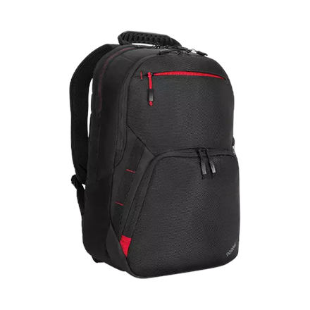 Pilt Lenovo | Fits up to size  " | Essential | ThinkPad Essential Plus 15.6-inch Backpack (Sustainable & Eco-friendly, made with recycled PET: Total 28% Exterior: 60%) | Backpack | Black | 15.6 "