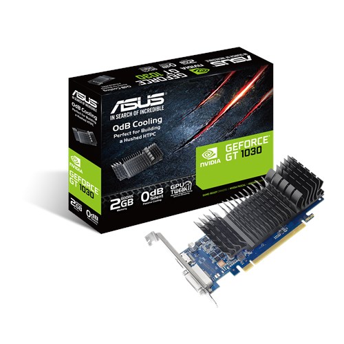 Pilt Asus | GT1030-SL-2G-BRK | NVIDIA | 2 GB | GeForce GT 1030 | GDDR5 | DVI-D ports quantity 1 | HDMI ports quantity 1 | PCI Express 3.0 | Memory clock speed 6008 MHz | Processor frequency 1506 MHz