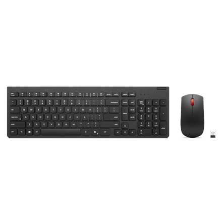 Pilt Lenovo Essential Wireless Combo Keyboard & Mouse Gen2 | Keyboard and Mouse Set | Wireless | Mouse included | Estonian | Black
