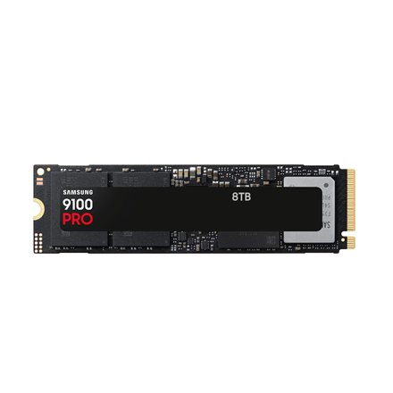 Pilt Samsung SSD | 9100 PRO | 8000 GB | Solid-state drive interface PCIe 5.0 x4, NVMe 2.0 | Read speed 14800 MB/s | Write speed 13400 MB/s