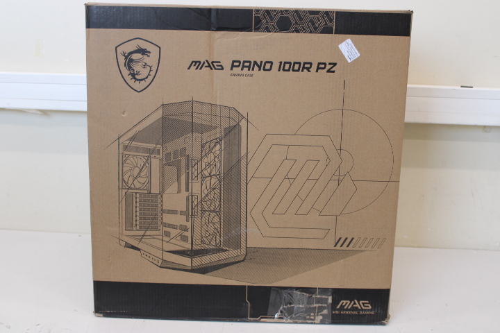Pilt SALE OUT. MSI MAG PANO 100R PZ | MSI | MAG PANO 100R PZ | Side window | Black | Mid-Tower | DAMAGED PACKAGING | Power supply included No | ATX