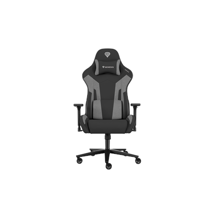 Pilt Genesis Eco leather, Fabric, Metal, Nylon with CareGlide coating | Gaming Chair | Nitro 720 | Black/Gray