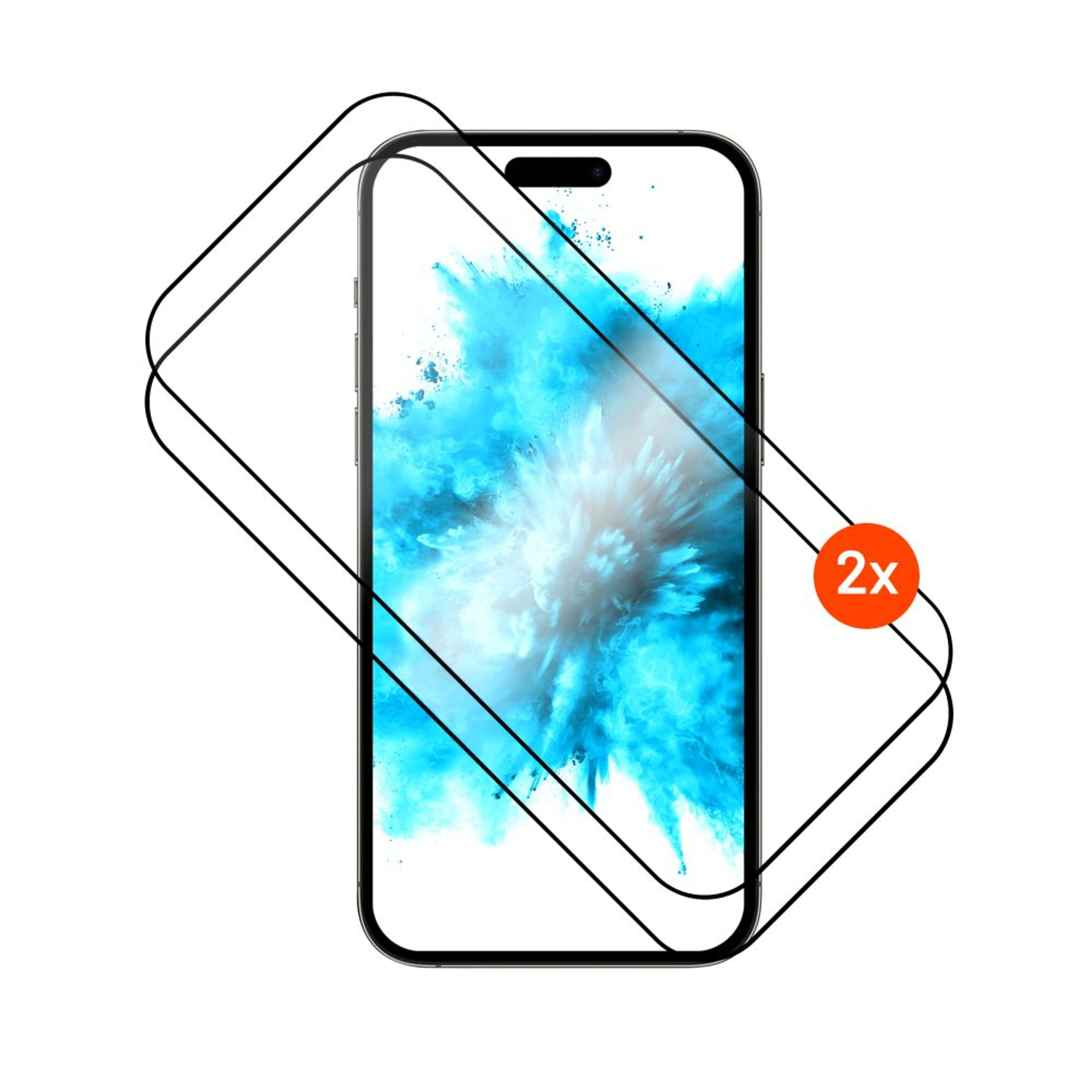 Pilt Fixed Screen protector | Apple | iPhone 17 Pro | Tempered glass | Black | Full Cover 2.5D