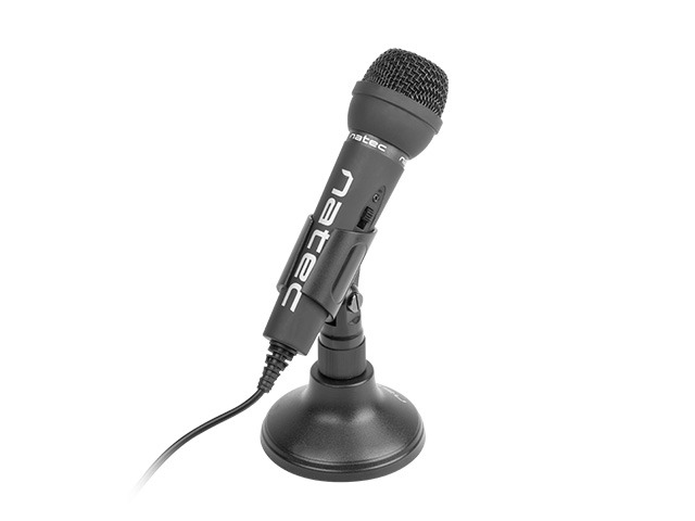 Pilt Natec | NMI-0776 Adder | Microphone | Black | Wired | kg