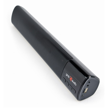 Pilt Gembird | Bluetooth soundbar | SPK-BT-BAR400-01 | 2 x 5 W | Bluetooth | Black | Portable | Wireless connection