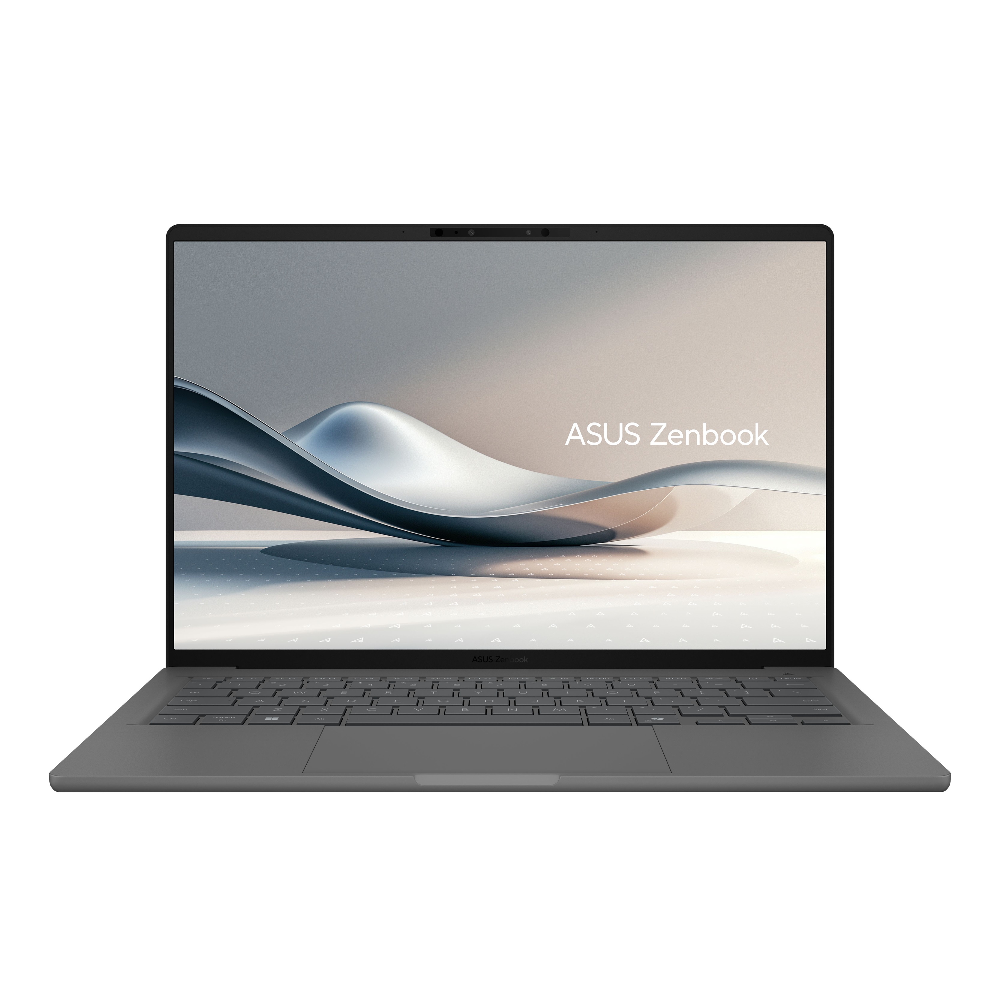 Pilt Asus Zenbook 14 UX3407RA-QD010W | Iceland Gray | 14 " | OLED | WUXGA | 1920 x 1200 pixels | Glossy | Snapdragon X Elite | X1E 78 100 | 32 GB | LPDDR5X | Solid-state drive capacity 1000 GB | Qualcomm Adreno GPU | Windows 11 Home | 802.11be | Bluetooth version 5.4 | Keyboard language English | Keyboard backlit