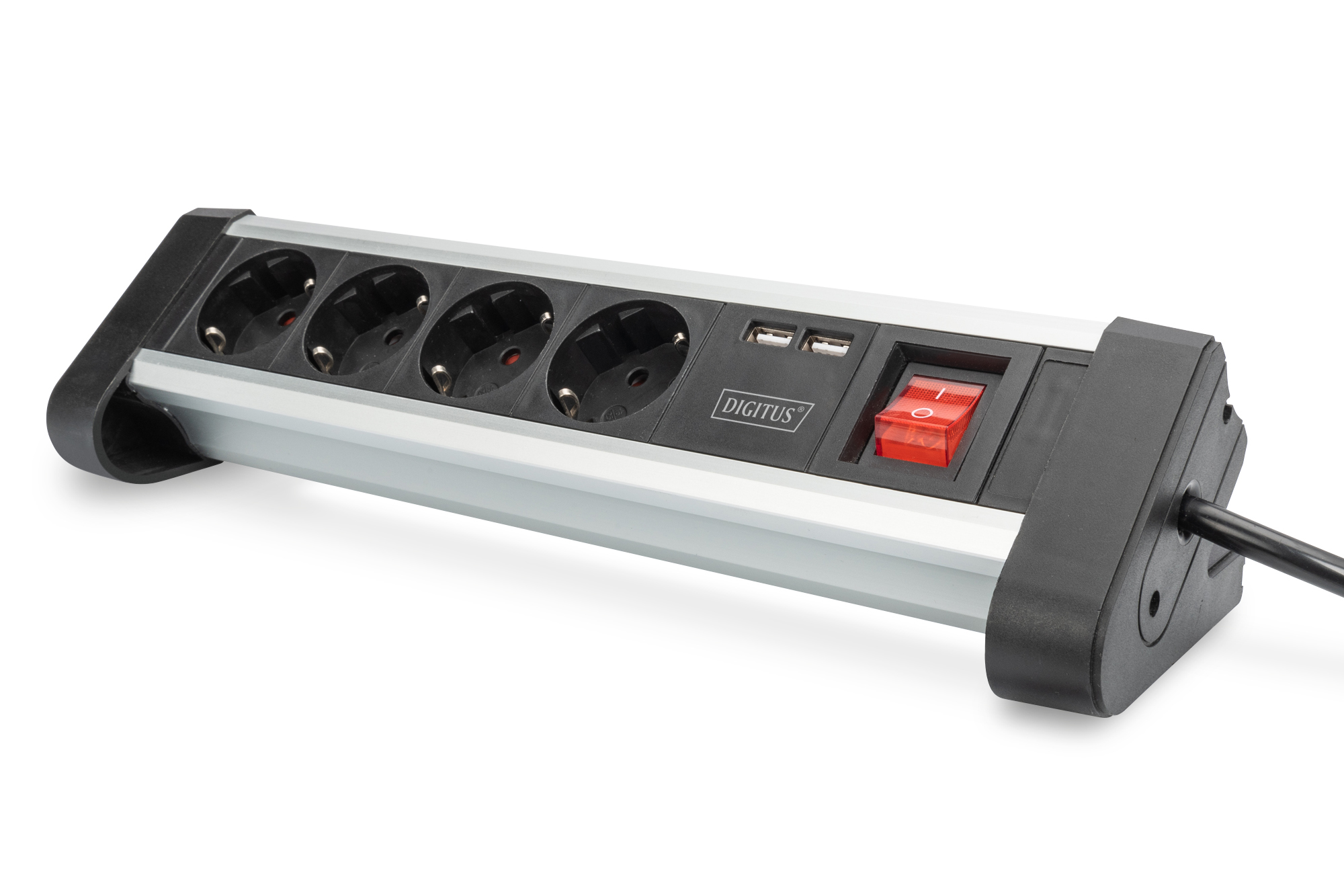 Pilt Digitus | Office Power Strip | DA-70614 | Silver/Black