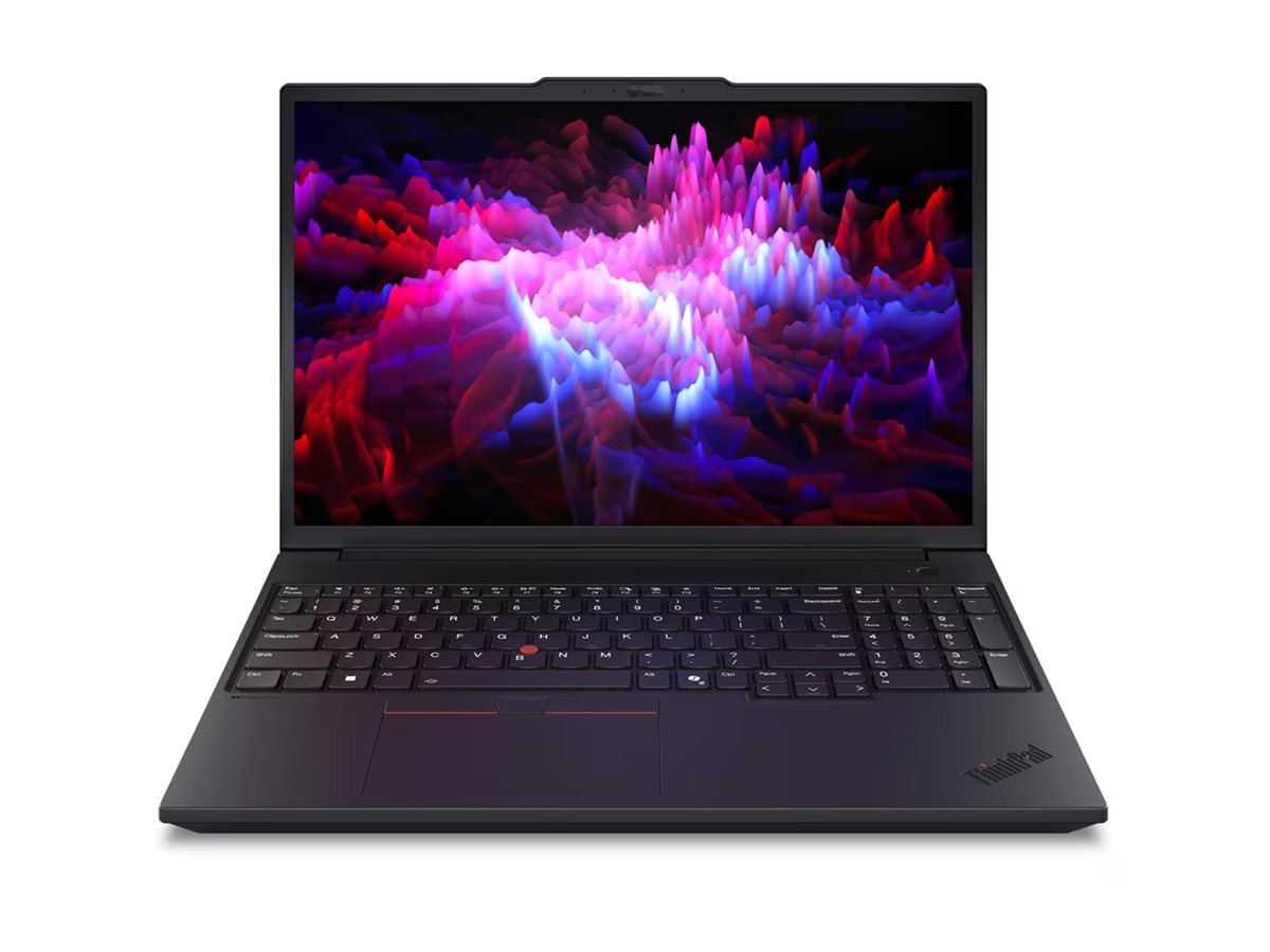 Pilt Lenovo ThinkPad P16v G3 Intel | Black | 16 " | IPS | WUXGA | 1920 x 1200 pixels | Anti-glare | Intel Core Ultra 7 | 255H | 64 (2x32) GB | SODIMM DDR5 | Solid-state drive capacity 1000 GB | NVIDIA RTX PRO 2000 Blackwell Generation | GDDR7 | 8 GB | Windows 11 Pro | 802.11be | Bluetooth version 5.4 | Keyboard language English | Keyboard backlit | Warranty 36 month(s) | Battery warranty 12 month(s)