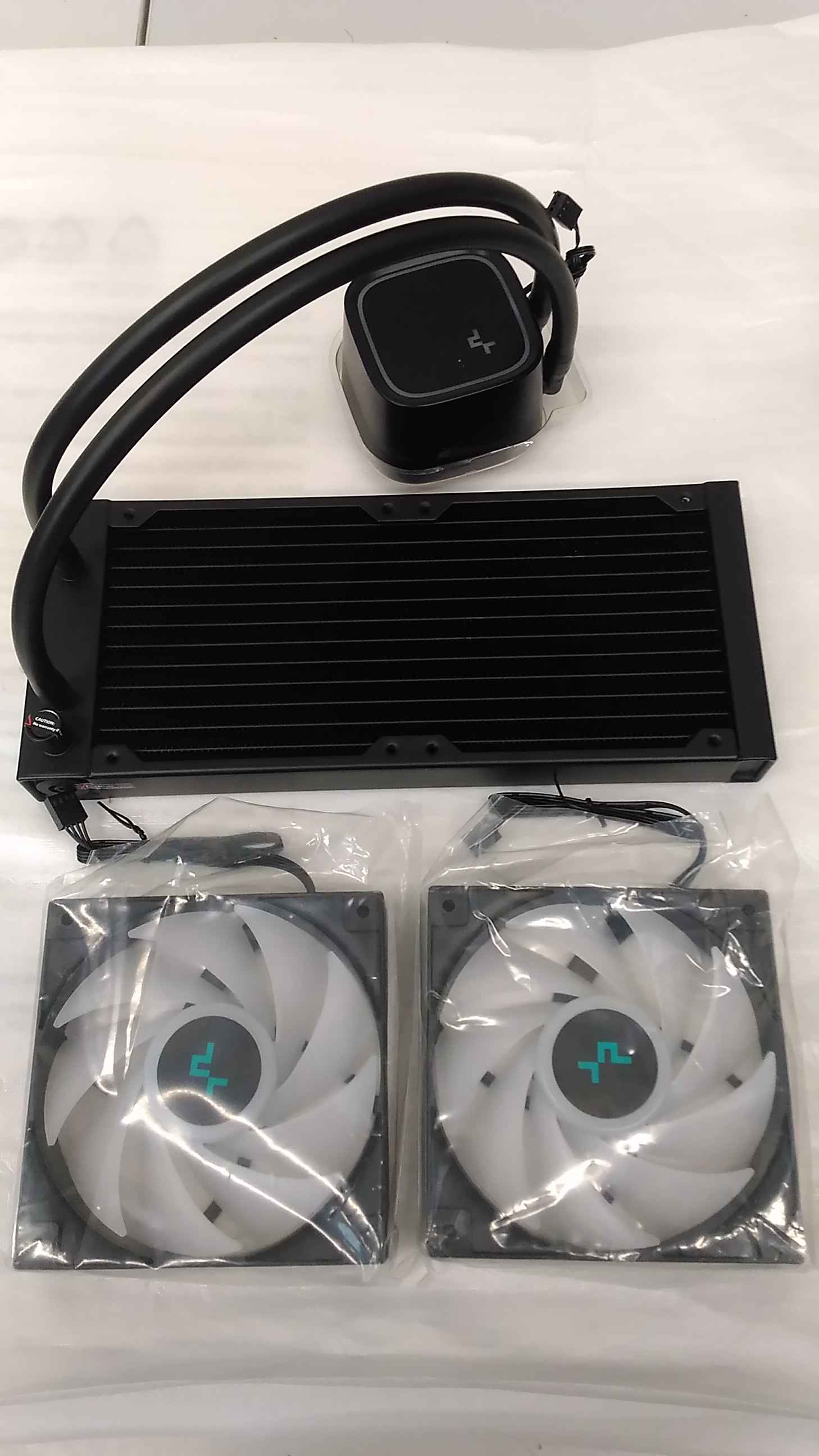 Pilt SALE OUT. Deepcool LE500 Marrs Liquid CPU Cooler, Black | Deepcool LE500 | CPU Liquid Cooler | USED, REFURBISHED | Black | Intel, AMD