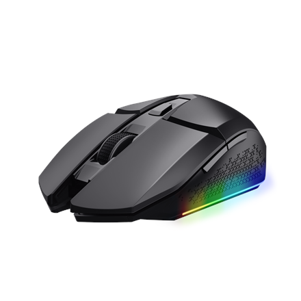 Pilt Trust | Illuminated Gaming Mouse | GXT 110 Felox | Wireless | 2.4GHz | Black