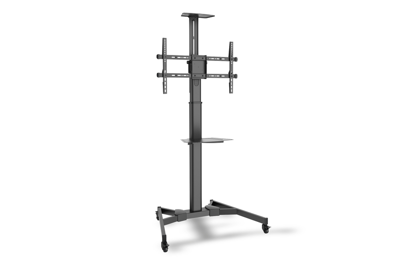 Pilt Digitus | Floor stand | TV-Cart for screens up to 70", max. 50kg wheelbase, VESA max. 600x400 | Tilt | 37-70 " | Maximum weight (capacity) 50 kg | Black