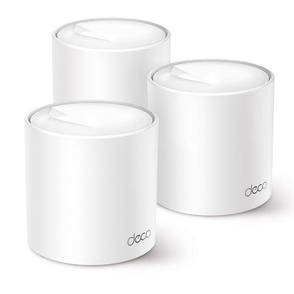 Pilt TP-LINK Deco X50 (3-pack) AX3000 Whole Home Mesh Wi-Fi 6 System | TP-LINK | Whole Home Mesh Wi-Fi 6 System | Deco X50 (3-pack) | 802.11ax | 574+2402 Mbit/s | Ethernet LAN (RJ-45) ports 3 | Mesh Support Yes | MU-MiMO Yes | No mobile broadband | Antenna type Internal