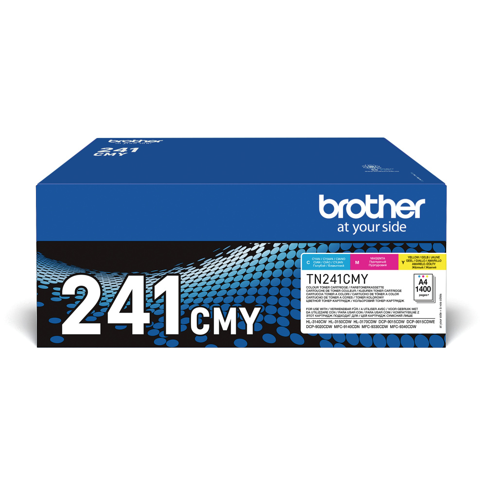 Pilt Brother TN241CMY | Toner Multipack | Cyan, Magenta, Yellow