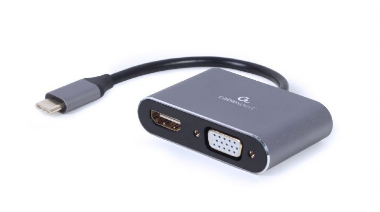 Pilt Cablexpert | USB Type-C to HDMI and VGA display adapter | A-USB3C-HDMIVGA-01 | USB Type-C