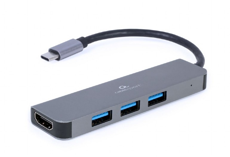 Pilt Cablexpert | USB Type-C 2-in-1 multi-port adapter (Hub + HDMI) | A-CM-COMBO2-01 | USB Type-C