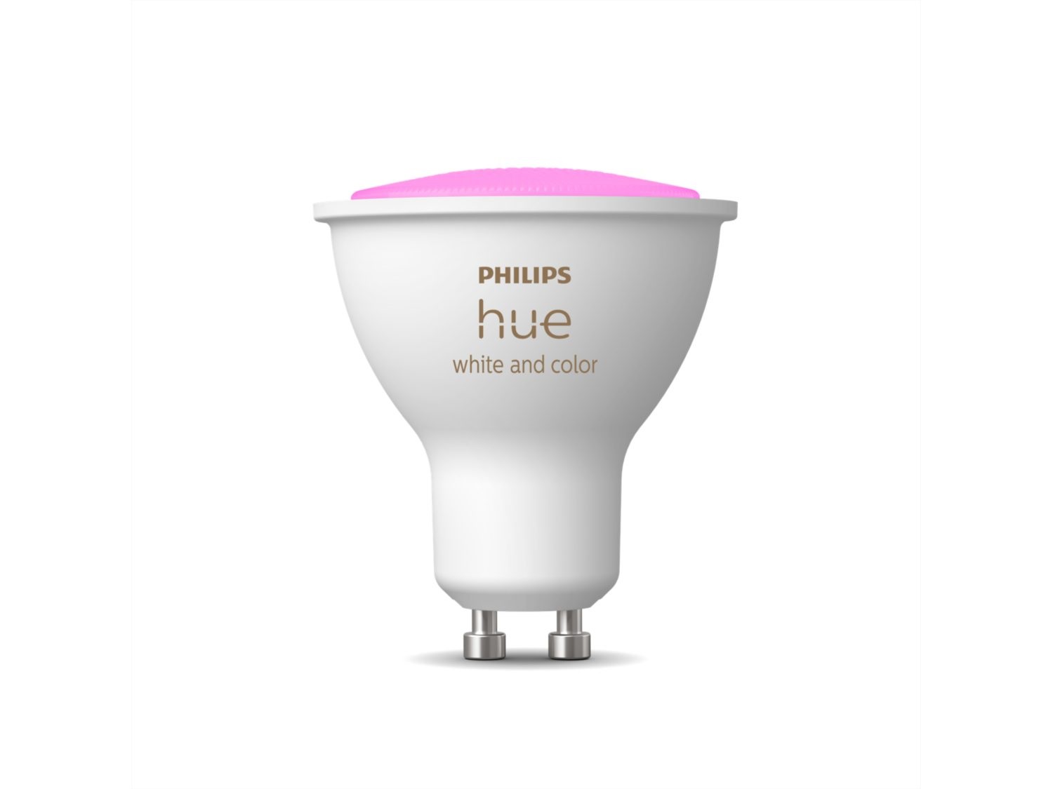 Pilt Philips Hue WCA 4,3W GU10 | Philips Hue | Hue WCA 4.3W GU10 | GU10 | 4.3 W | RGBW 2000-6500K | Bluetooth and Zigbee