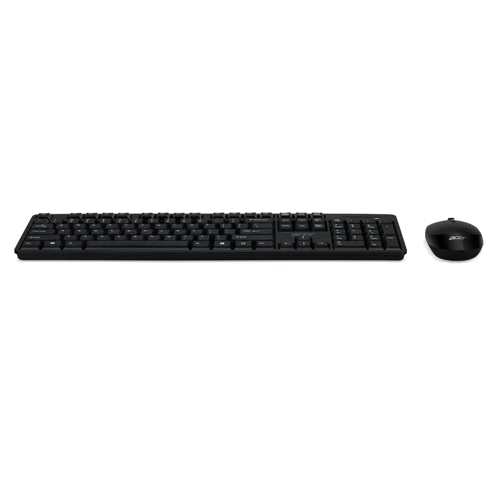 Pilt Acer Keyboard and Mouse AAK410 (Retail Pack) | Keyboard and Mouse Set | Wireless | US | Black