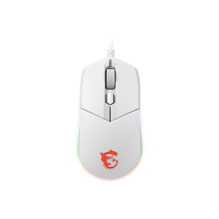 Pilt MSI | Clutch GM11 | Optical | Gaming Mouse | White | Yes