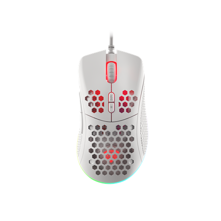 Pilt Genesis | Gaming Mouse | Wired | Krypton 555 | Optical | Gaming Mouse | USB 2.0 | White | Yes