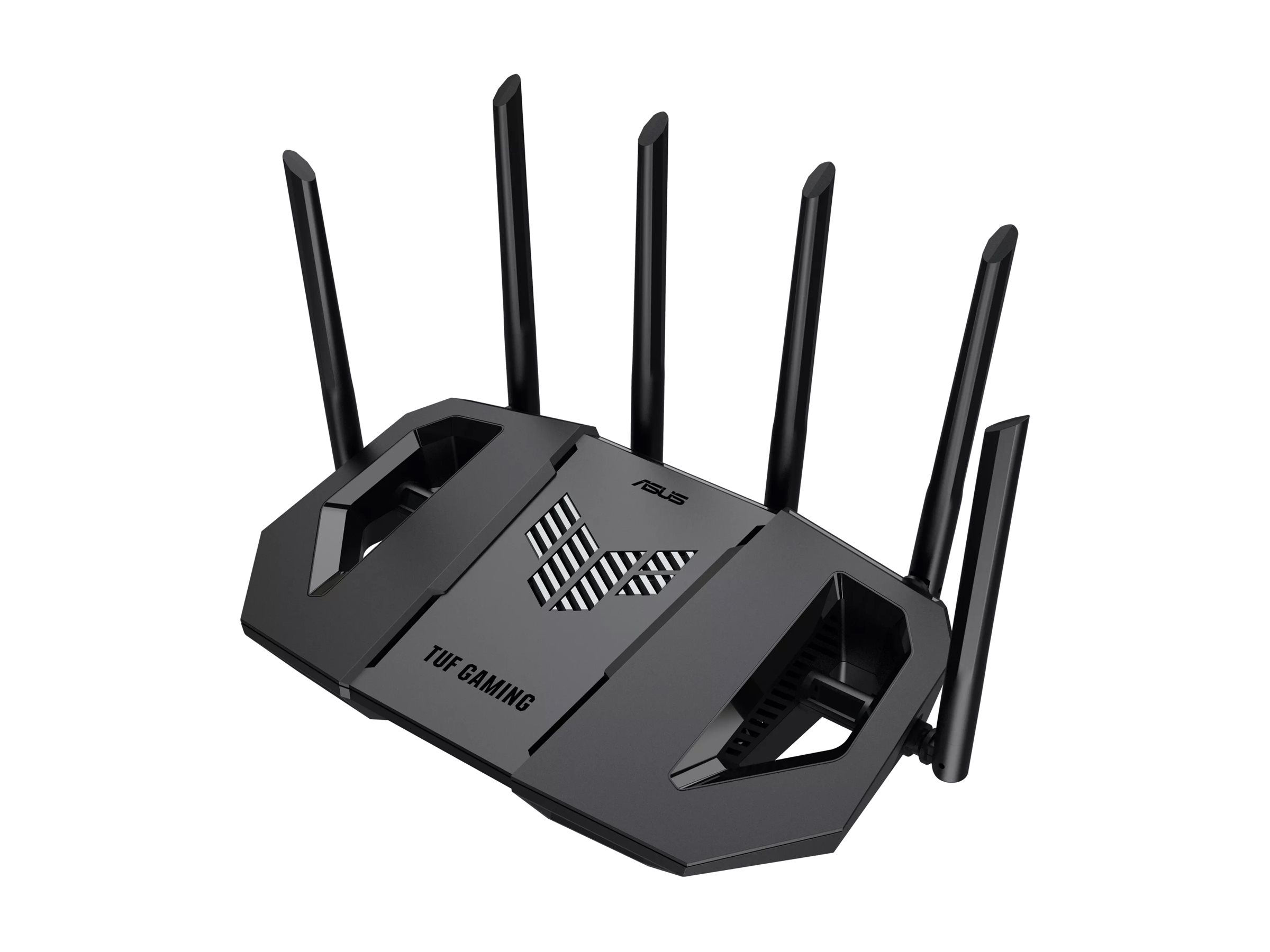 Pilt Asus TUF-BE9400 Tri-Band WiFi 7 Gaming Router, EU+UK | 802.11ax | 688/2885/5764 Mbit/s | Ethernet LAN (RJ-45) ports 3 | Mesh Support Yes | MU-MiMO Yes | 4G/5G