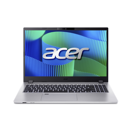 Pilt Acer TravelMate | TMP215-55-TCO-3817 | Grey | 15.6 " | WUXGA | Intel Core 3 | 100U | 16 GB | Solid-state drive capacity 512 GB | Intel Iris Xe Graphics | Windows 11 Pro | Keyboard language English | Keyboard backlit | Warranty 36 month(s)