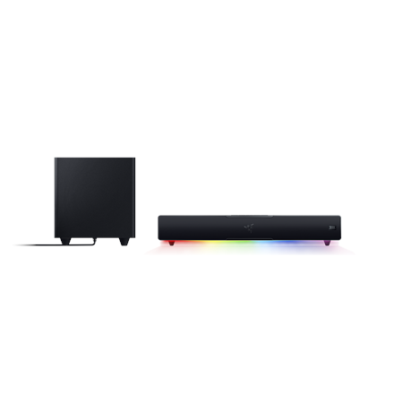 Pilt Razer | Gaming Soundbar | Leviathan V2 | W | Bluetooth | Black | Wireless connection