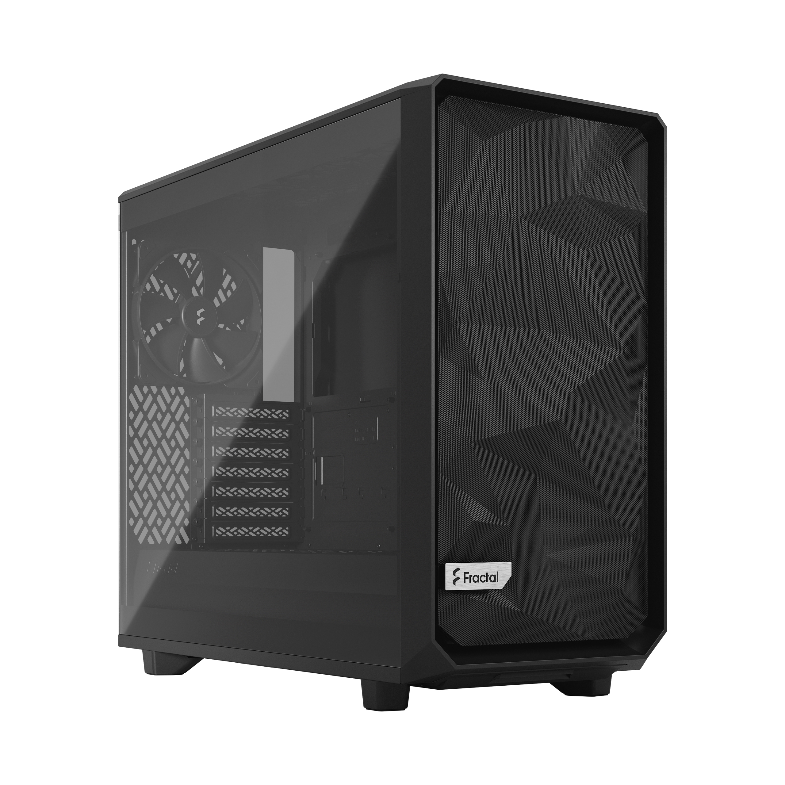 Pilt Fractal Design | Meshify 2 Lite | TG Light Tint | Side window | Black | E-ATX | Power supply included No | ATX