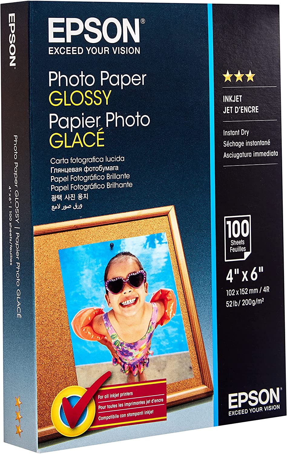 Pilt Photo Paper Glossy | 200 g/m² | 10 x 15 cm | Photo Paper