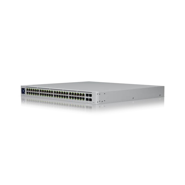 Pilt Ubiquiti | UniFi Switch | USW-PRO-48-POE | Managed L3 | Rackmountable | Gigabit Ethernet (copper) ports quantity 48 | SFP+ ports quantity 4 | Power supply type Internal