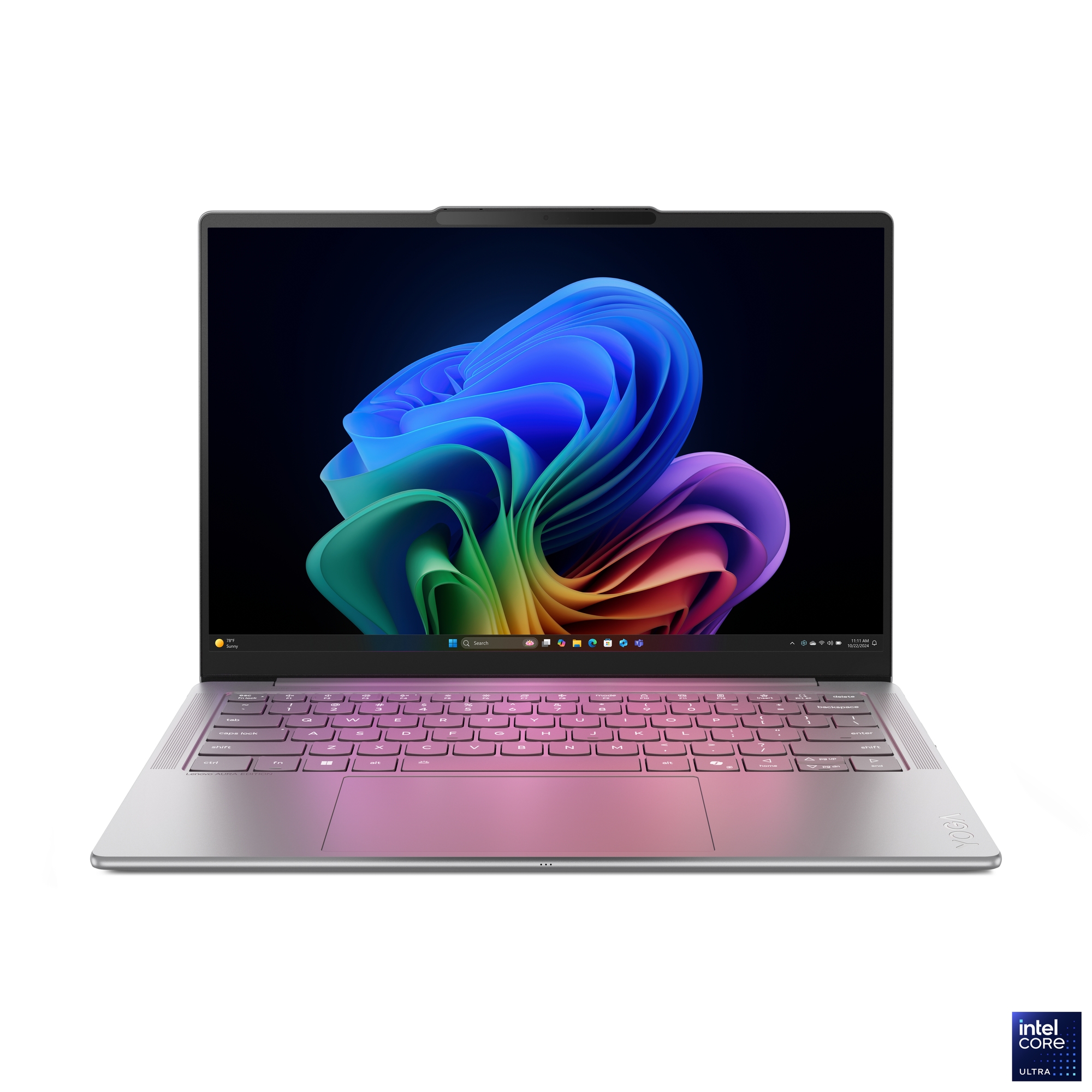 Pilt Lenovo Yoga Slim 7 14ILL10 | Luna Grey | 14 " | OLED | WUXGA | 1920 x 1200 pixels | Glossy | Intel Core Ultra 5 | 226V | 16 GB | Soldered LPDDR5x | Solid-state drive capacity 1000 GB | Intel Arc Graphics 130V | Windows 11 Home | 802.11be | Bluetooth version 5.4 | Keyboard language English | Keyboard backlit | Warranty 24 month(s) | Battery warranty 12 month(s)