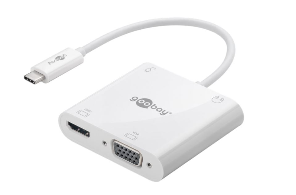 Pilt Goobay | USB-C multiport adapter HDMI + VGA + PD 100 W | 52418