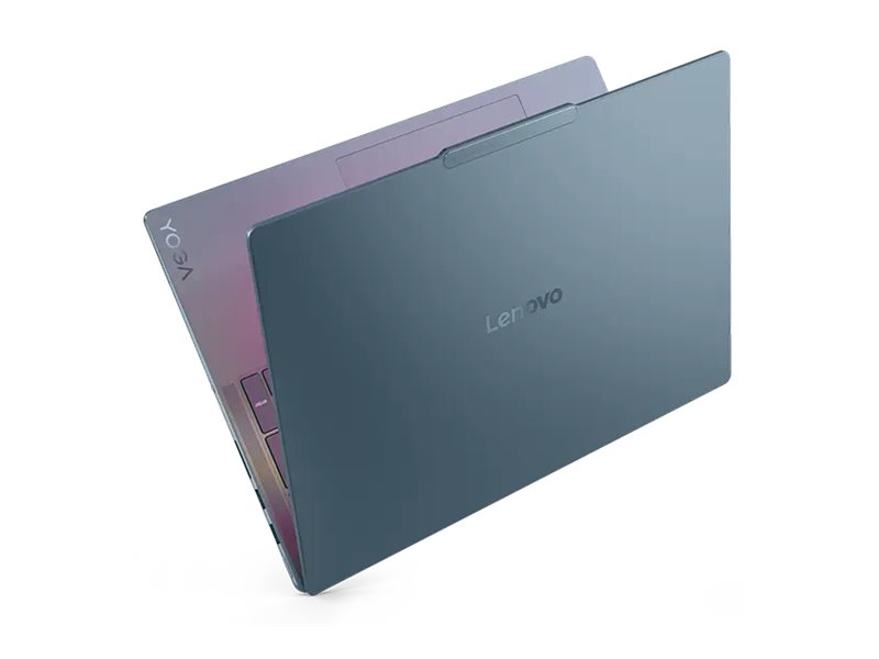 Pilt Lenovo Yoga Pro 9 16IAH10 | Tidal Teal | 16 " | OLED | 2.8K WQXGA+ | 2880 x 1800 pixels | Intel Core Ultra 7 | 255H | 32 GB | Soldered LPDDR5x | Solid-state drive capacity 1000 GB | NVIDIA GeForce RTX 5060 | GDDR7 | 8 GB | Windows 11 Pro | 802.11be | Bluetooth version 5.4 | Keyboard language English | Keyboard backlit | Warranty 24 month(s) | Battery warranty 12 month(s)