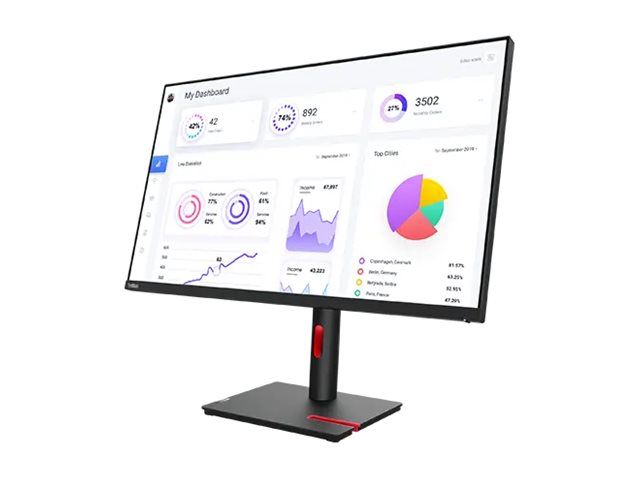 Pilt Lenovo | ThinkVision | T32p-30 | 31.5 " | IPS | 16:9 | 60 Hz | 4 ms | 3840 x 2160 pixels | 350 cd/m² | HDMI ports quantity 1 | Black | Warranty 36 month(s)