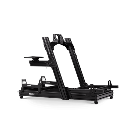 Pilt Next Level Racing | Aluminum | Racing Simulator Cockpit | GTElite Front and Side Mount Edition | Black