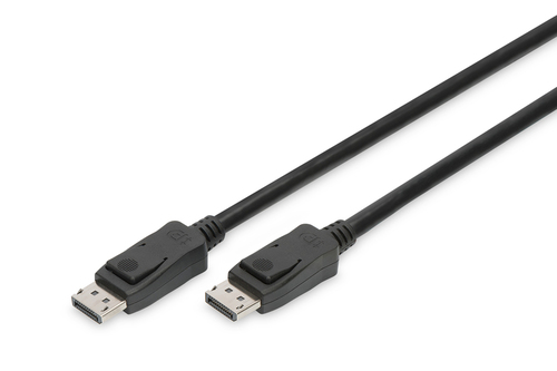 Pilt Digitus | DisplayPort Male (Version 1.3/1.4) | DisplayPort Male (Version 1.3/1.4) | AK-340106-010-S | DisplayPort to DisplayPort