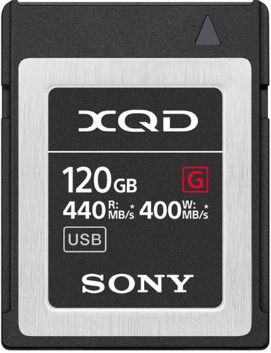 Pilt Sony 120GB G Series XQD Memory Card | Sony | G Series XQD Memory Card | 120 GB | XQD | Flash memory class