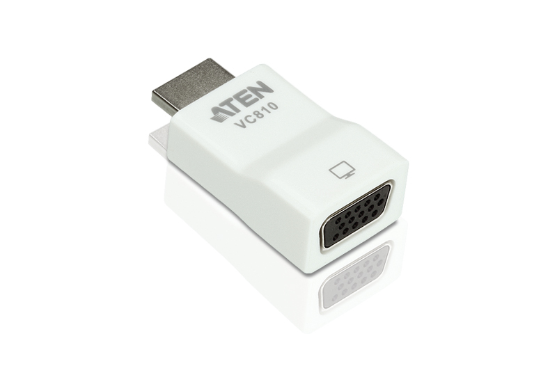 Pilt Aten HDMI to VGA Converter | Aten | HDMI to VGA Adapter | White