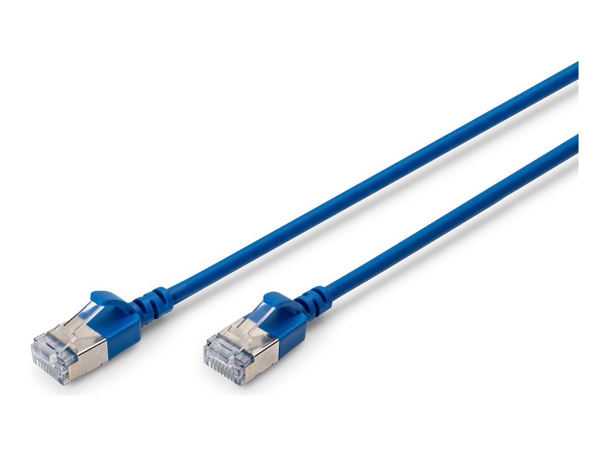 Pilt Digitus CAT 6A F-FTP Slim Patch Cable, 0.5 m | DK-1632-A-005S-B | Blue