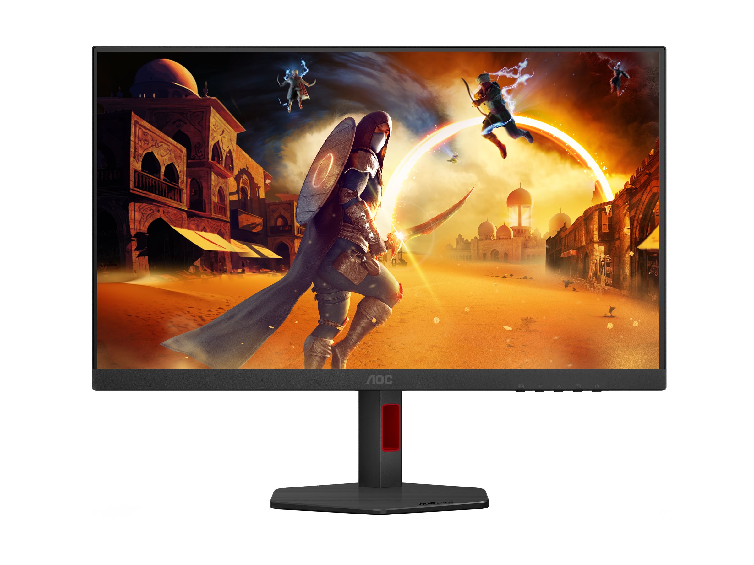 Pilt AOC | U27G4R | 27 " | Fast IPS | UHD | 16:9 | 120 Hz | 1 ms | 3840 x 2160 pixels | 400 cd/m² | HDMI ports quantity 2 | Black